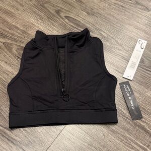 Danz N Motion Girl’s Sleevless Dance Top with zipper